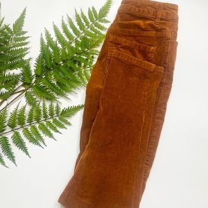 Forever 21 corduroy brown high waisted mom jeans